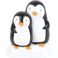 Something Different Snuggle Season Resin Penguin Ornament in Black