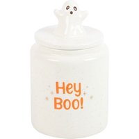 Something Different Hey Boo Ghost Jar in White