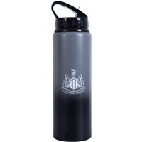 Newcastle United FC Crest Aluminium Water Bottle in Dark Grey
