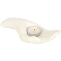 Something Different Open Hand Tealight Holder in White