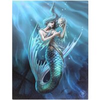 Anne Stokes Sailor´s Ruin Canvas Print in Blue