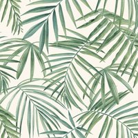 Arthouse Palm Leaf Wallpaper in Green