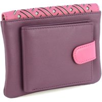 Eastern Counties Leather Women's Luna Leather Purse in Grape