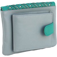 Eastern Counties Leather Women's Luna Leather Purse in Light Grey