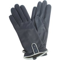 Eastern Counties Leather Women's Poppy Leather Winter Gloves in Navy | Size: Medium