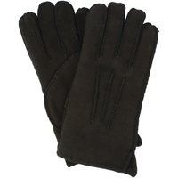 Eastern Counties Leather Women's Stitch Detail Sheepskin Gloves in Black | Size: Medium