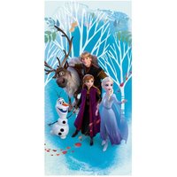 Frozen II Cotton Beach Towel in Blue