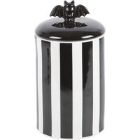 Something Different Striped Bat Jar in Black