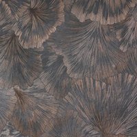 Erismann Martinique Leaf Textured Vinyl Wallpaper in Charcoal