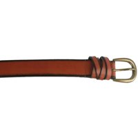 Eastern Counties Leather Men's Lisa Plain Leather Waist Belt in Tan | Size: 12