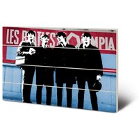 The Beatles In Paris Plaque in Baby Blue