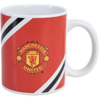 Manchester United FC Core Stripe Mug in Red