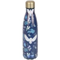 Something Different Night Flight Owl Steel Water Bottle in Navy