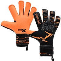 Precision Men's Fusion X Pro Surround Quartz Goalkeeper Gloves in Black | Size: 10
