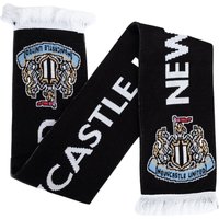 Newcastle United FC Men's Crest Scarf in Black