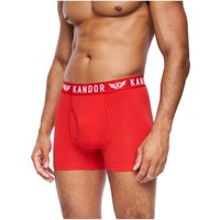 Kandor Men's Bambers Bamboo Boxer Shorts (Pack of 7) in Blue | Size: Medium