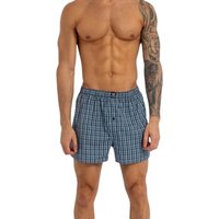 Kandor Men's Nightling Woven Boxer Shorts (Pack of 6) in Blue | Size: XL