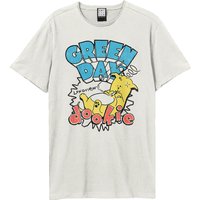 Amplified Men's Dookie Longview Green Day T-Shirt in White | Size: XS