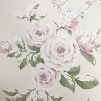 Muriva Catherine Lansfield Canterbury Floral Wallpaper in Cream