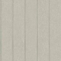 Belgravia Beaded Wood Panel Wallpaper in Grey