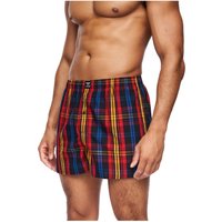 Kandor Men's Hexster Checked Woven Boxer Shorts (Pack of 6) | Size: XL