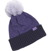 Tikaboo Girl's Unicorn Bobble Beanie in Purple | Size: 5-8 Years