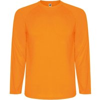 ROLY Montecarlo Long-Sleeved Sports T-Shirt in Orange | Size: 8 Years