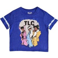 TLC Men's Cartoon Dip Dye Crop Top in Blue | Size: 2XL