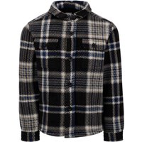 Trespass Boy's Checkley Microfleece Shirt in Black | Size: 2-3 Years