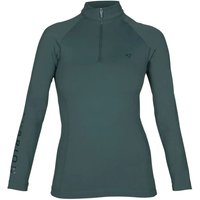Aubrion Girl's Eltar Base Layer Top in Green | Size: 7-8 Years