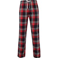 SF Men's Tartan Lounge Pants in Red | Size: Large