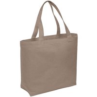 Brand Lab Men's Plain Oversized Tote Bag in Medium Beige