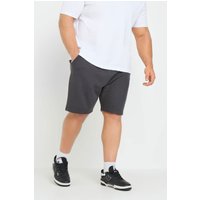 BadRhino Men's Diamond Quilted Jogger Shorts in Grey | Size: 4XL