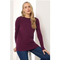 Knitted Crew Neck Jumper Dark