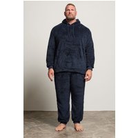 BadRhino Men's Fleece Lounge Set in Dark Navy | Size: 1XL