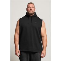 BadRhino Men's Heavyweight Sleeveless Hoodie in Black | Size: 3XL