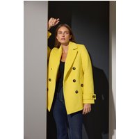 Star by Julien Macdonald Women's Button Through Coat in Yellow | Size: 12