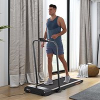 HOMCOM Foldable Walking Treadmill w/ LED Display, Orange