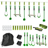3 Piece Zip Line Kit Garden 10m Length Up to Pack