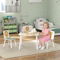 3 Piece Table 2 Chairs Set Bedroom Nursery