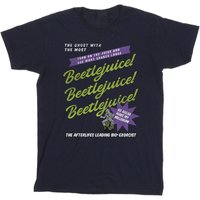 Beetlejuice Boy's Make My Millenium T-Shirt in Navy | Size: 3-4 Years