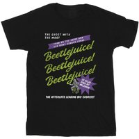 Beetlejuice Girl's Make My Millenium Cotton T-Shirt in Black | Size: 5-6 Years