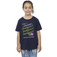 Beetlejuice Girl's Make My Millenium Cotton T-Shirt in Navy | Size: 12-13 Years