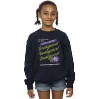 Beetlejuice Girl's Make My Millenium Sweatshirt in Navy | Size: 5-6 Years