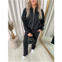 Ashlee Zip Bomber Jacket & Trouser Co ord Set
