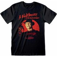 A Nightmare On Elm Street Men's Freddie Sleep Kills T-Shirt in Black | Size: XL