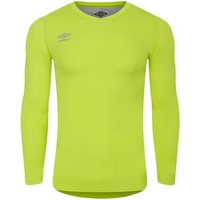 Umbro Men's Elite V Neck Base Layer Top in Lime | Size: XL