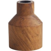 Originalhome Wood Candle Holder in Brown