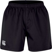 Canterbury Men's Professional Polyester Rugby Shorts in Black | Size: XL