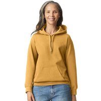 Gildan Men's Softstyle Fleece Midweight Hoodie in Mustard | Size: 3XL